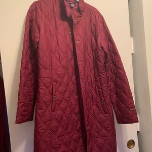 Light weight down car coat